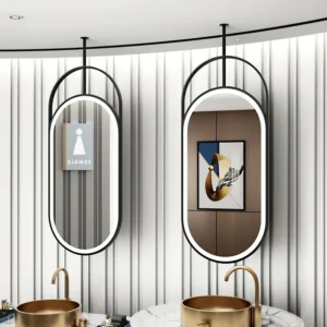 8-55247 - Mi-Mirror Stylish Oval Shape Double Sided Hanging Mirror