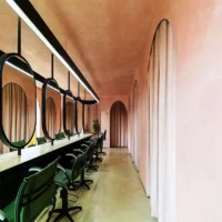 Best Double Sided Hanging Oval Salon Mirror