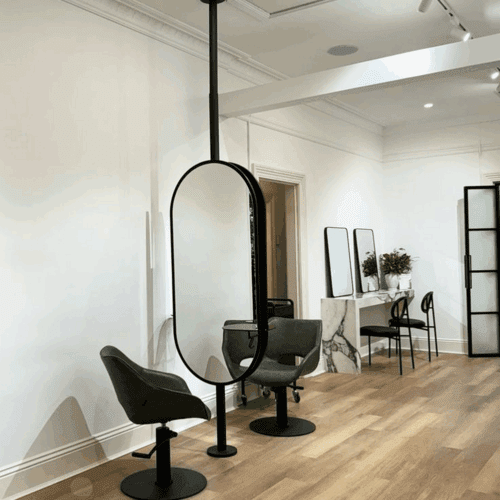 Double Sided Hanging Oval Salon Mirror photo review