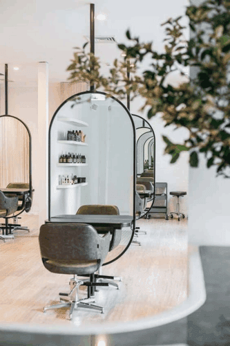 Double Sided Hanging Oval Salon Mirror photo review