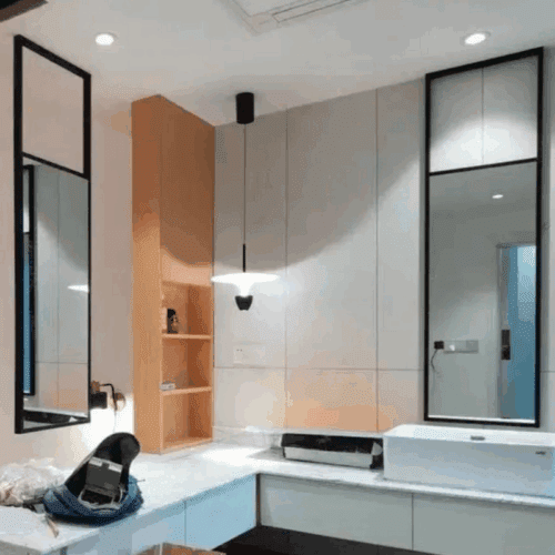 Rectangle Double Sided Hanging Hotel Mirror photo review