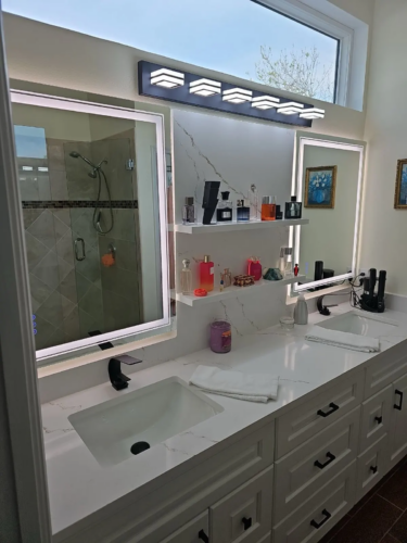 Limited Edition Mi-Mirror Frontlet & Backlit Bathroom Mirror photo review
