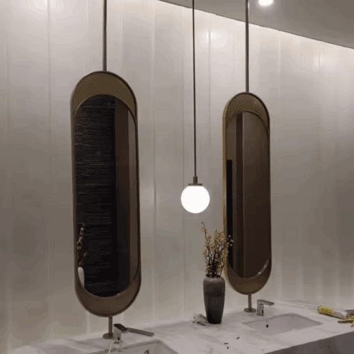 Jewelry LED Oval Hanging Mirror photo review