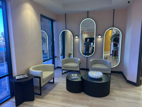 Mi-Mirror Oval Hanging Hair Salon Mirror photo review