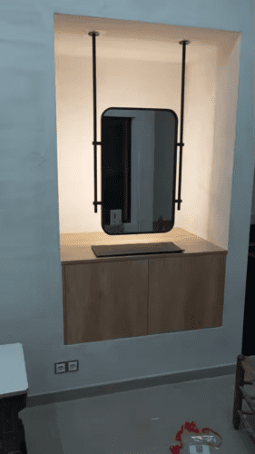 Single Sided LED Vertical Hanging Rectangle Mirror photo review