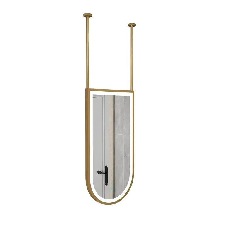 Classic Frame Suspension Oval LED Bathroom Mirror