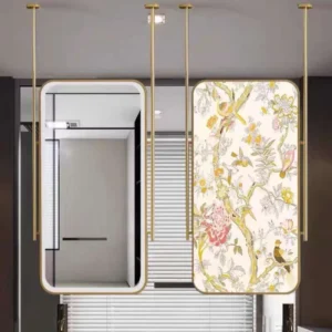 Single Sided LED Vertical Hanging Rectangle Mirror