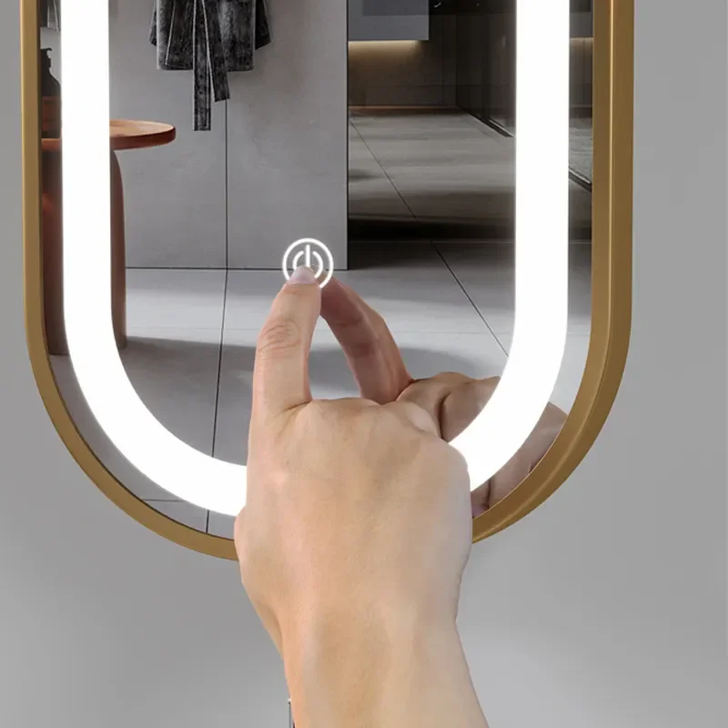 Timeless Hanging Long Oval LED Mirror