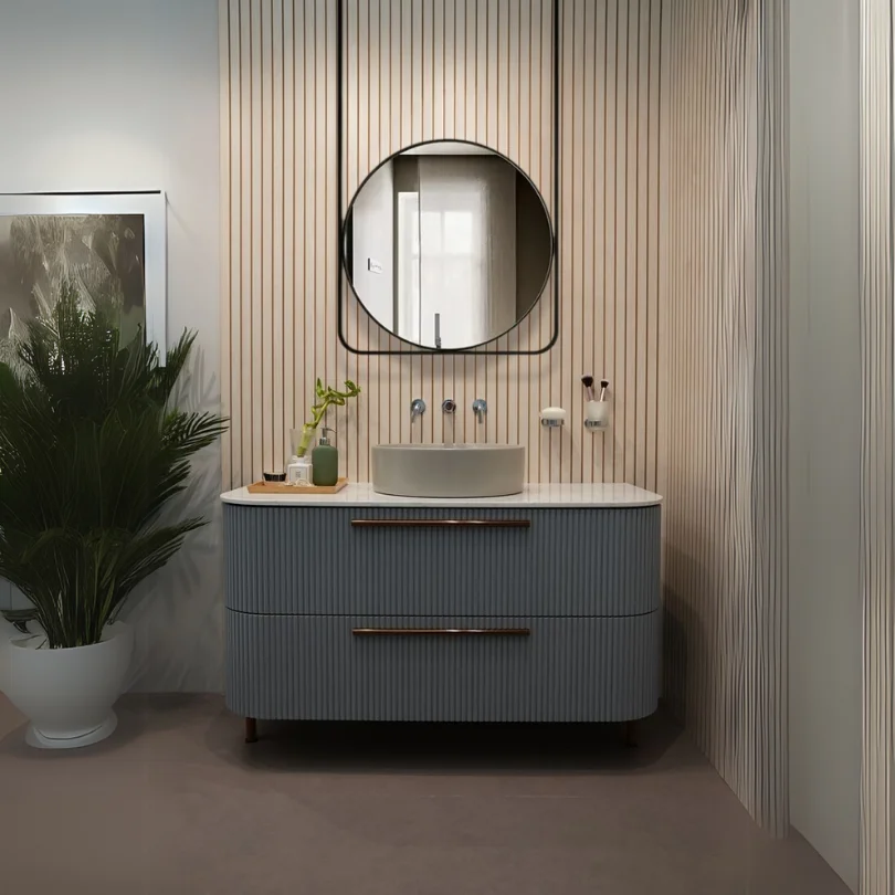 Modern Geometric Hanging Mirror