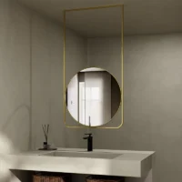 Sophisticated Geometric Hanging Mirror