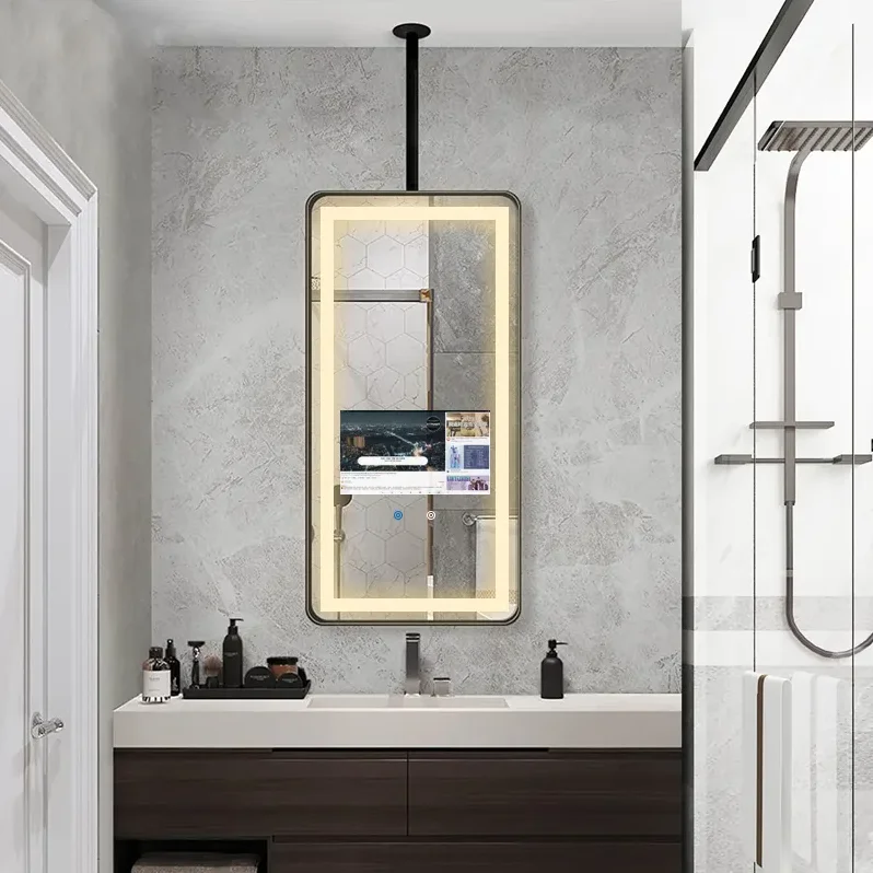 Classic Hanging Rectangle LED TV Mirror