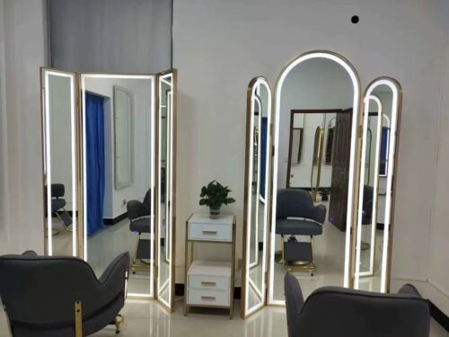 Trifold Front lit LED Bridal Showroom Mirror photo review