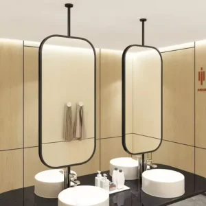 Single Sided Rectangle Design Hanging Mirror