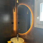 Mi-Mirror Luxury Back Light 4/6 Moon Entryway Bath Mirror photo review