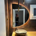 Mi-Mirror Luxury Back Light 4/6 Moon Entryway Bath Mirror photo review