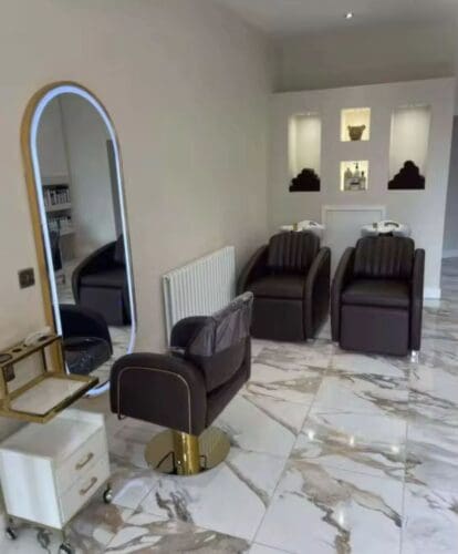 Elegant Oval LED Hair & Beauty Salon Mirror photo review