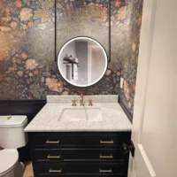 Stylish Hanging Round Double Sided LED Mirror