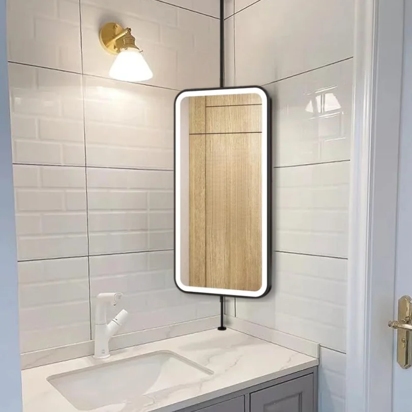 Premium Single Sided LED Rectangle Hanging Mirror