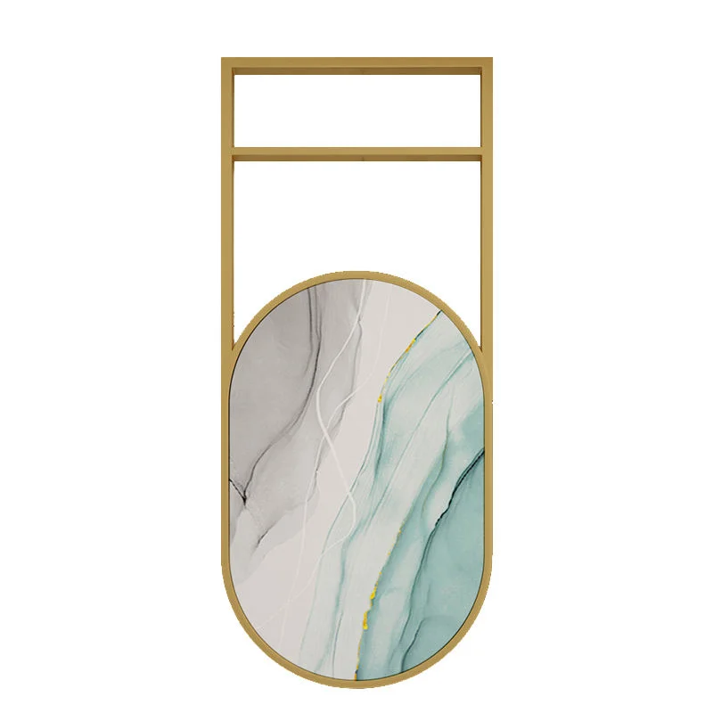 Modern Designed Frame Oval Hanging Mirror