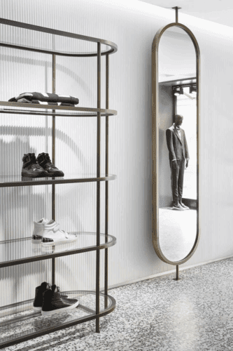 Luxury Long Oval Hanging Hotel LED Mirror photo review