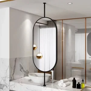 Modern Classic Hanging Oval Mirror