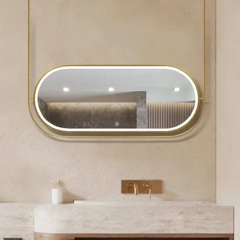 Premium Horizontal Sunshine Hanging LED Mirror