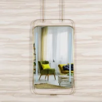 Rectangle Hanging Single Sided LED Mirror