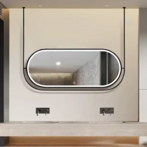 Stylish Horizontal Sunshine Hanging LED Mirror