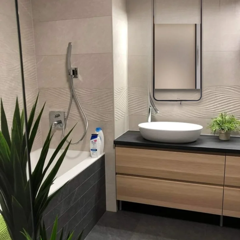 Stylish Floating Design Hanging Mirror