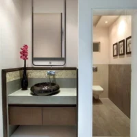 Elegant Floating Design Hanging Mirror
