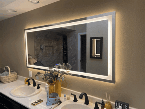 Elegant Rectangle Makeup Mirror photo review