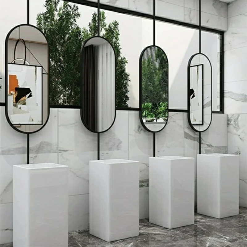 Classic Hanging Oval Mirror