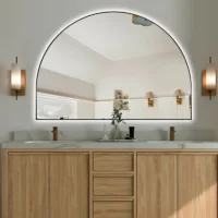Chic Arch Half Moon Vanity Mirror