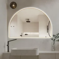 Stylish Arch Half Moon Vanity Mirror