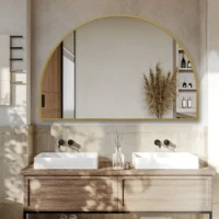 Luxury Arch Half Moon Vanity Mirror