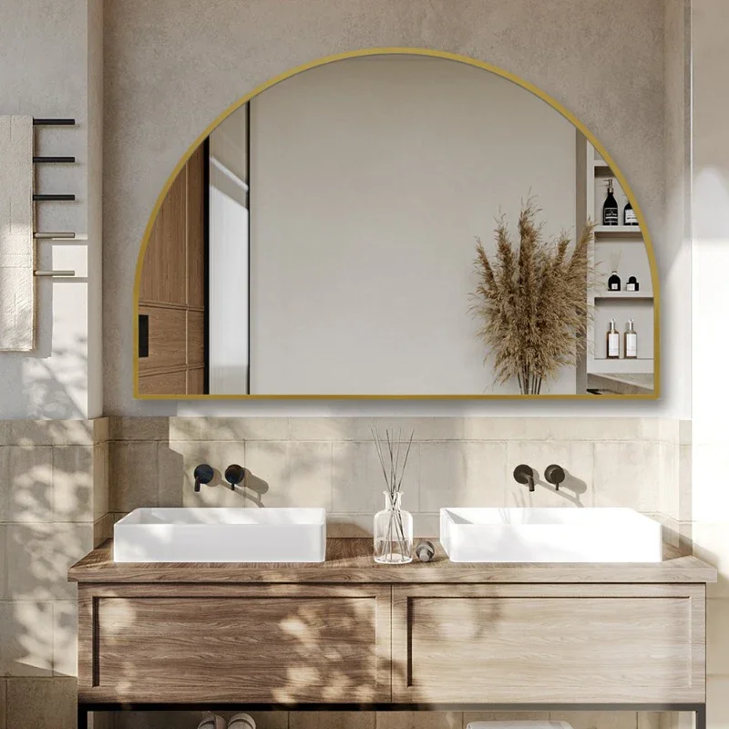 Luxury Arch Half Moon Vanity Mirror