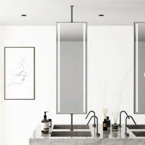 Creative Rectangular Hanging LED Hotel Mirror