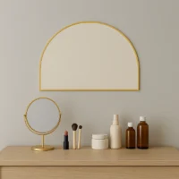 Artistic Arch Half Moon Vanity Mirror