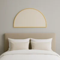 Minimalist Arch Half Moon Vanity Mirror