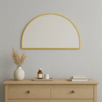 Graceful Arch Half Moon Vanity Mirror