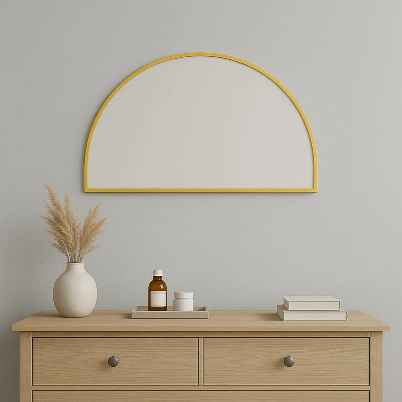 Graceful Arch Half Moon Vanity Mirror