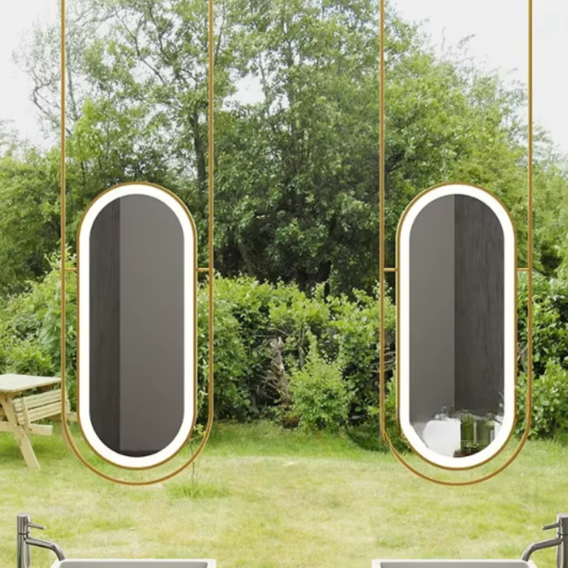 Premium Oval LED Hanging Mirror