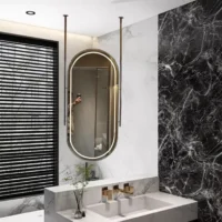 Modern Oval LED Mirror