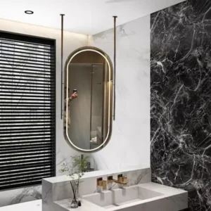 Modern Oval LED Mirror - Mi-Mirror Modern Oval LED Mirror