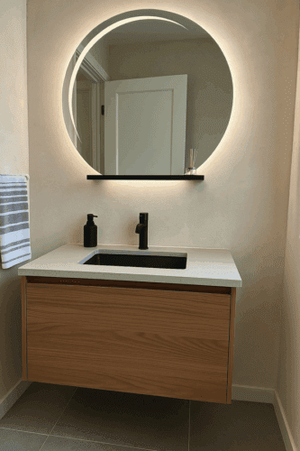 Classic Half Moon with Shelf