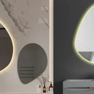 Japandi Backlit & Japandi Organic Nature Mirror