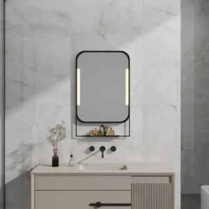 Rectangle Metal Framed LED Bathroom Mirror