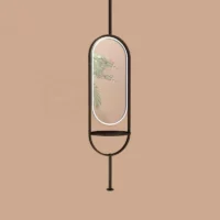 Elegant Salon Mirror With a Shelf