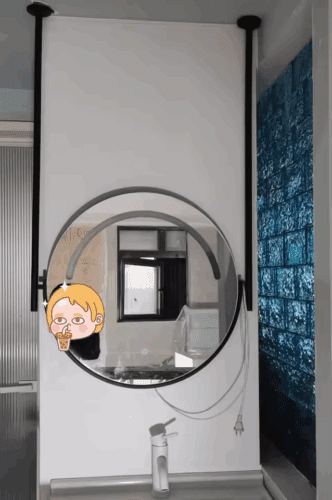 Frontlit & Backlit Round Hanging Mirror photo review