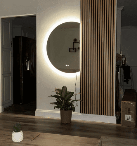 Classic Round LED 4/6 Moon Mirror